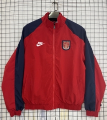 96-97 Retro Arsenal Red Thick Trench Coat - 8268