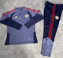 26-27 Bayern München Grey/Blue Thailand Soccer Tracksuit-411