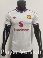 Player Version 26-27 Manchester United White Thailand Soccer Jersey AAA-SJ