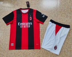 26-27 AC Milan Home  Red&Black  Soccer Uniform-718