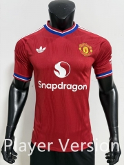 Player Version 26-27 Manchester United Red Thailand Soccer Jersey AAA-SJ
