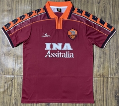 Retro Version 98-99 Roma Home Red Thailand Soccer Jersey AAA-SL