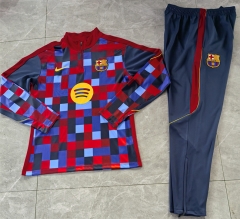 26-27 Barcelona Red&Blue Thailand Soccer Tracksuit-411