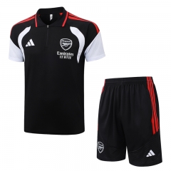 26-27 Arsenal Black Thailand Polo Uniform-815