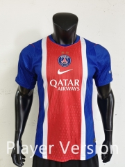 Player Version 26-27 with Two Stars Paris Home Blue&Red  Thailand Soccer Jersey AAA-0871
