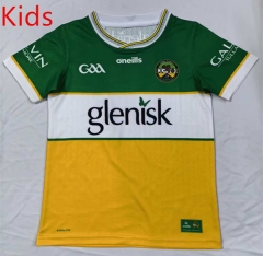 2026 GAA Offaly Home Yellow&Green Kid Rugby Shirt