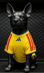 26-27 Colombia Home Yellow Pet Soccer Jersey AAA-3596
