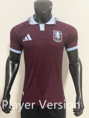 Player Version 26-27 Aston Villa Home Maroon Thailand Soccer Jersey AAA-SJ