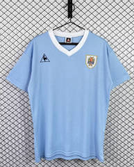 Retro Version 1986 Uruguay Home Light Blue Thailand Soccer Jersey AAA-3257