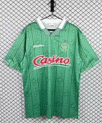 Retro 97-98 AS Saint-Étienne Home Green Thailand Soccer Jersey AAA-3257