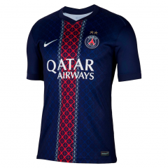 (S-4XL) BACK2BACK 2-star 25-26 Paris Home Blue Thailand Soccer Jersey AAA-2483
