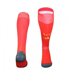 26-27 RC Lens Home Red Soccer Socks-4539