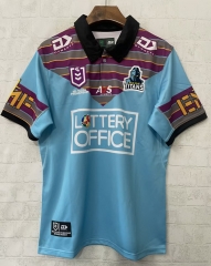(S-7XL) 2026 Gold Coast Titans  Home Blue Rugby Shirt