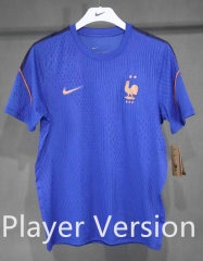 (S-3XL) Player Version 2026-2027 France Blue Thailand Soccer Training Jersey-4563