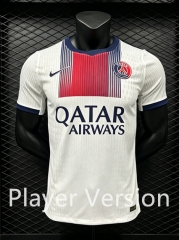 Player Version 26-27 Paris Away White Thailand Soccer Jersey AAA-3596