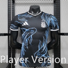 Player Version 26-27 Special Edition Argentina Black Thailand Soccer Jersey AAA-0871