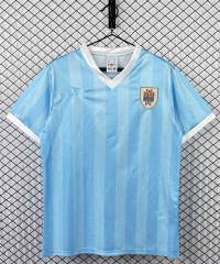 Retro Version 1990 Uruguay Home Light Blue Thailand Soccer Jersey AAA-3257