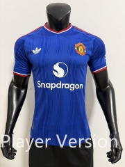 Player Version 26-27 Manchester United Blue Thailand Soccer Jersey AAA-SJ