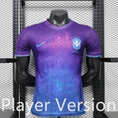 Player Version 2026-2027  Special Version Brazil Purple&Blue Thailand Soccer Jersey AAA-888