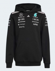 (S-3XL) 2026 Mercedes-Benz Black Hoodie Racing Suit