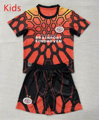 2026-2027 PSV Eindhoven  Goalkeeper Orange&Black Kids/Youth Soccer Uniform-AY