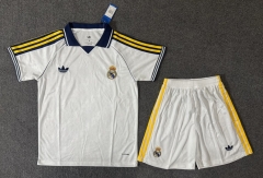 26-27 Special Edition Lapel Real Madrid White Soccer Uniform-6748