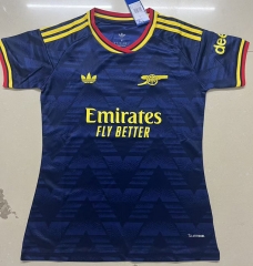 2026-27 Arsenal  Away Royal Blue Women Soccer Jersey AAA-708