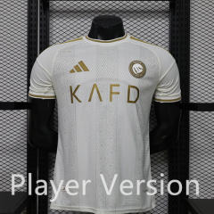 Player Version 26-27 Al Nassr FC Away White Thailand Soccer Jersey AAAwith Advertising-888