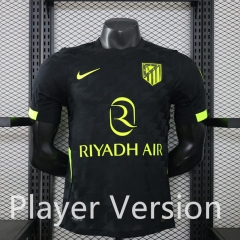 Player Version 26-27 Atletico Madrid Away Black Thailand Soccer Jersey AAA-888