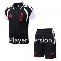 (S-3XL) Player Version 26-27 Liverpool Black Short-Sleeve Thailand Soccer  Uniform-9926