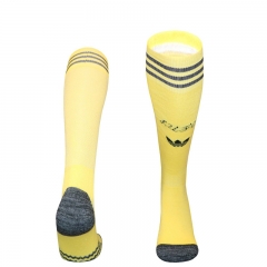 26-27 Leeds United Away Yellow Kids/Youth Soccer Socks-4539