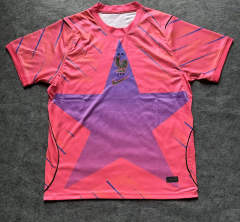 (S-4XL) 26-27 France Goalkeeper Pink Thailand Soccer Jersey AAA-9527