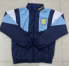 26-27 Aston Villa Royal Blue  Thailand Trench Coat -8268