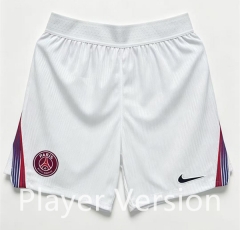 Player version 26-27 PSG Away White Thailand Soccer Shorts-0871