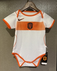 26-27 Netherlands Away White  Baby Soccer Uniform-CS