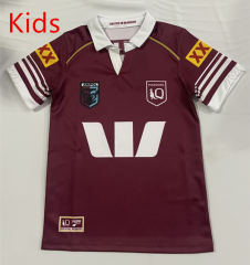 (16-26) 2026 Mustang Maroon Children's Rugby Jersey