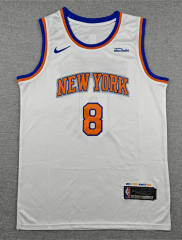 New York Knicks White #8 NBA Jersey-1380