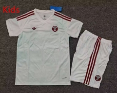 2026-2027 Qatar Away White Kids/Youth Soccer Uniform-7809