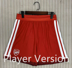 Player Version 2025-2026 Arsenal Home Red Thailand Soccer Shorts-6149
