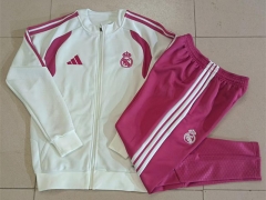 26-27 Real Madrid Beige Thailand Soccer Jacket Uniform-815