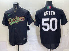 Logo4  Los Angeles Dodgers Green Lettering #50  MLB Jersey - 0840