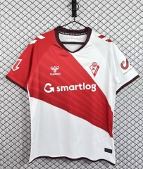 (S-4XL) 26-27 SD Eibar Away Red & White Thailand Soccer Jersey AAA-3257