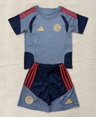 26-27 Bayern München Light Grey Training Soccer Uniform-AY