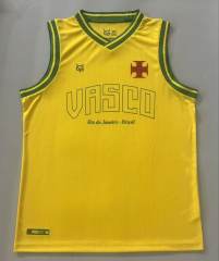 (S-4XL) 26-27 Special Edition CR Vasco da Gama Yellow Vest  Thailand Soccer Jersey AAA-5668