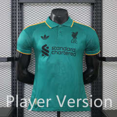 (S-3XL)Player Version 2026-2027 Casual Retro Liverpool GreenThailand Soccer Jersey AAA-888