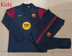 26-27 Barcelona Royal Blue  Kid/Youth Soccer Tracksuit -815