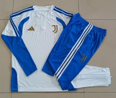 26-27 Juventus White Thailand Soccer Tracksuit-815