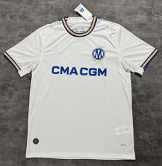 (s-4xl)26-27 Olympique de Marseille Home White Thailand Soccer Jersey AAA-4506