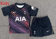 26-27 Tottenham Hotspur Away Royal Blue Kids/Youth Soccer Uniform-2353