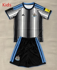 26-27 Newcastle United Home Black&White  Kids/Youth Soccer Uniform-AY